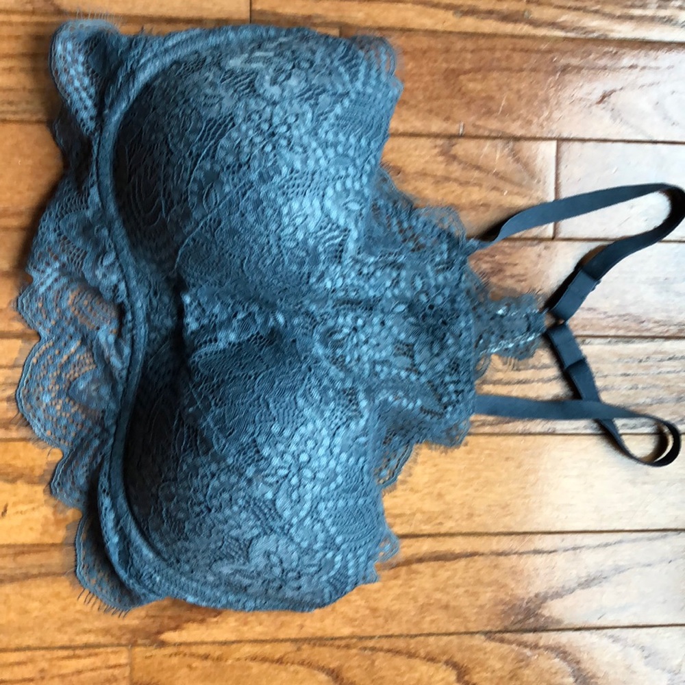 Pink Victoria’s Secret gray size D DD bralette